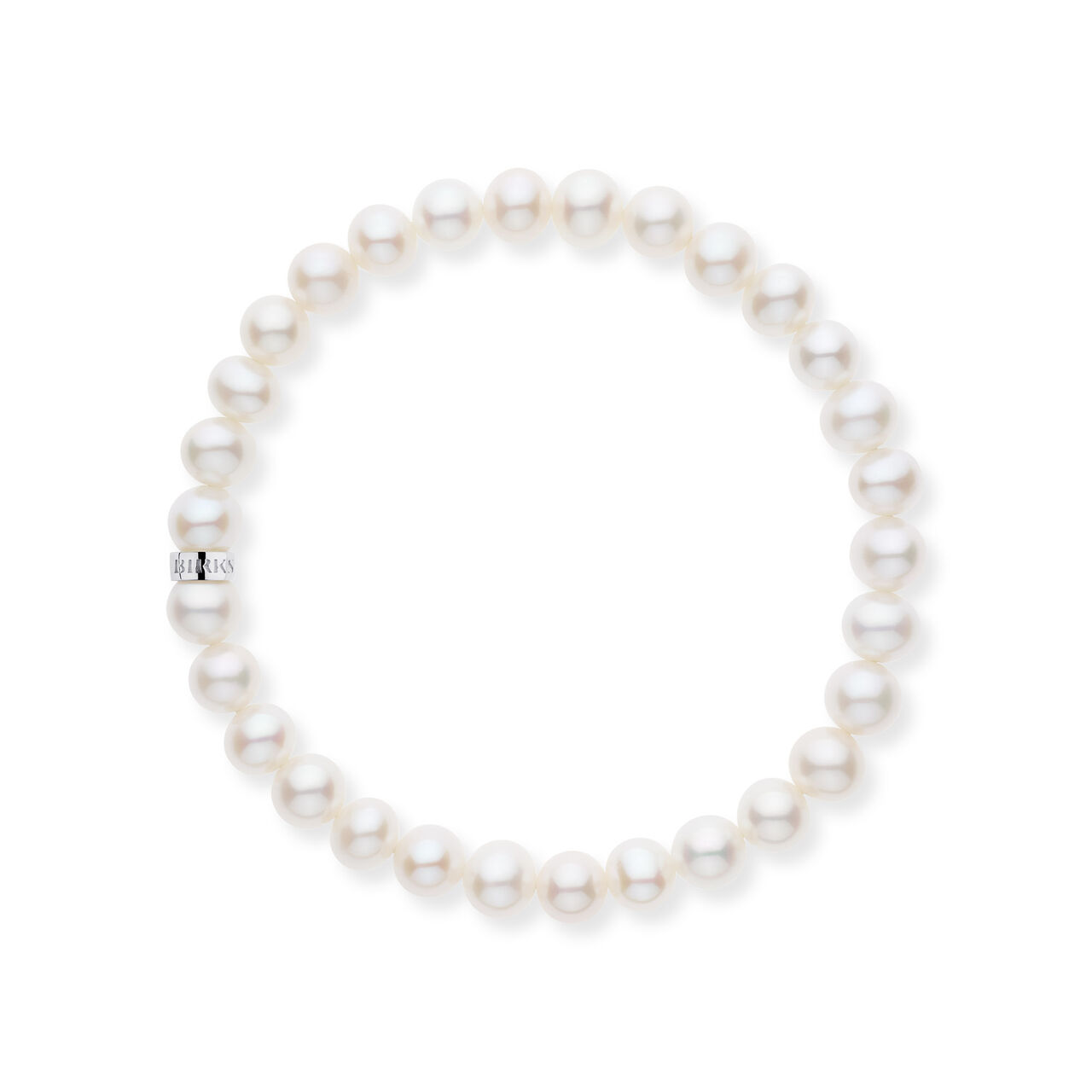 6-6.5 mm Freshwater Pearl Elastic Bracelet image number 0
